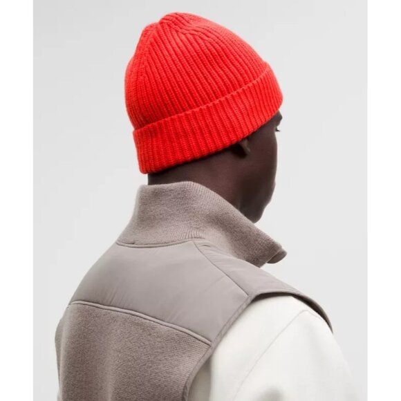 LULULEMON Close-Fit Wool-Blend Ribbed Knit Beanie NEW with tags - Picture 3 of 5